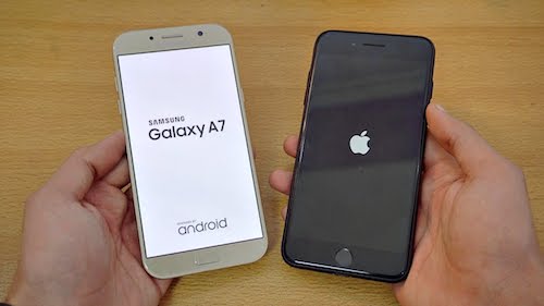 iPhone 7 Plus và Samsung Galaxy A7 2017 ai mới là thánh chống nước?