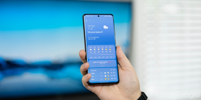 Samsung cập nhật widget thời tiết mới với màu sắc trẻ trung