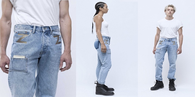 Quần Jeans thương hiệu Samsung với túi đựng Galaxy Z thu hút người dùng